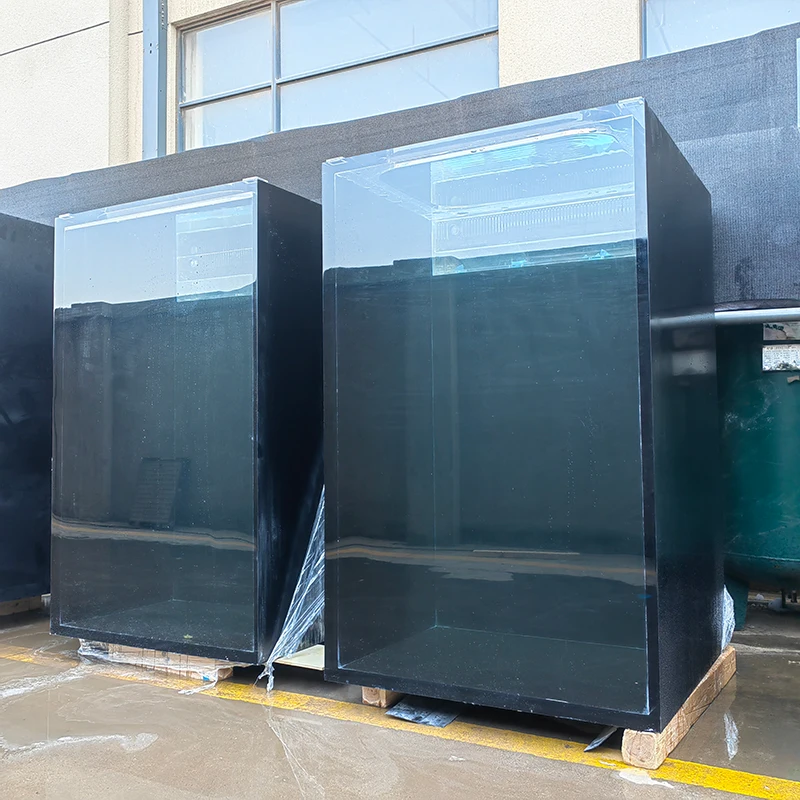 Wholesale beautiful landscape coral reef aquariums transparent large acrylic fish tank