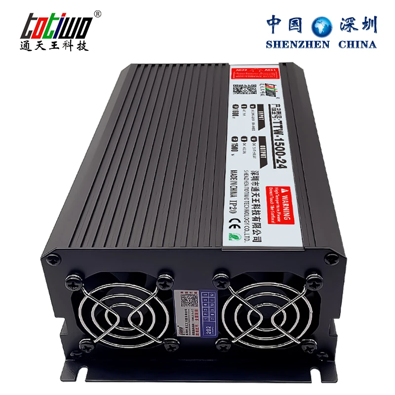 TTW-SE-S-1500W-48V/55V/65V/75V/85V/95V/105V1500W watt SMPS LED Power Supply Industrial 3D Printer Medical DevicePower Supply psu