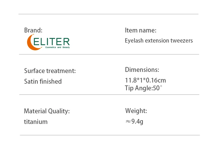 Glitter False Eyelashes Tweezer