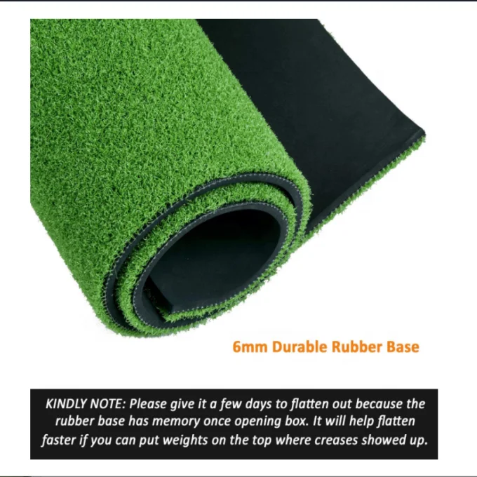 Customized outdoor indoor club cutting mat Driving range batting training mat Pushing turf golf mat