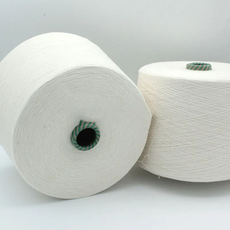 Factory Direct Sale Yarn Dyed 40s 30% Linen And 70% Cotton Yarn Linen Polyester Blended Yarn For Home Textile