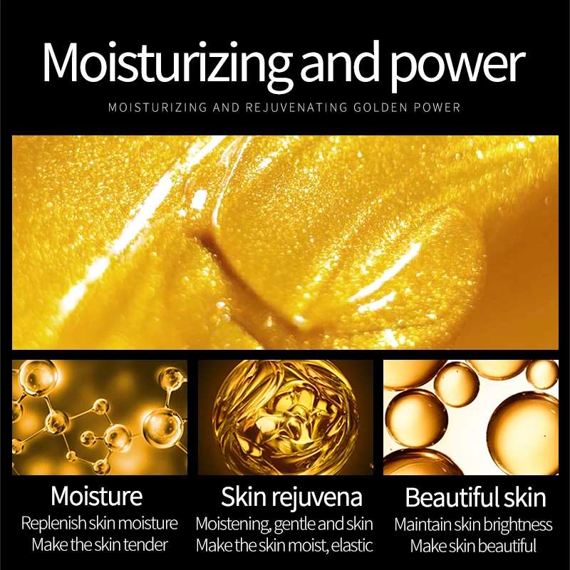 OEM ODM 24k pure gold  peel off beauty cosmetics wholesale manufacturer skin care korean facial mask