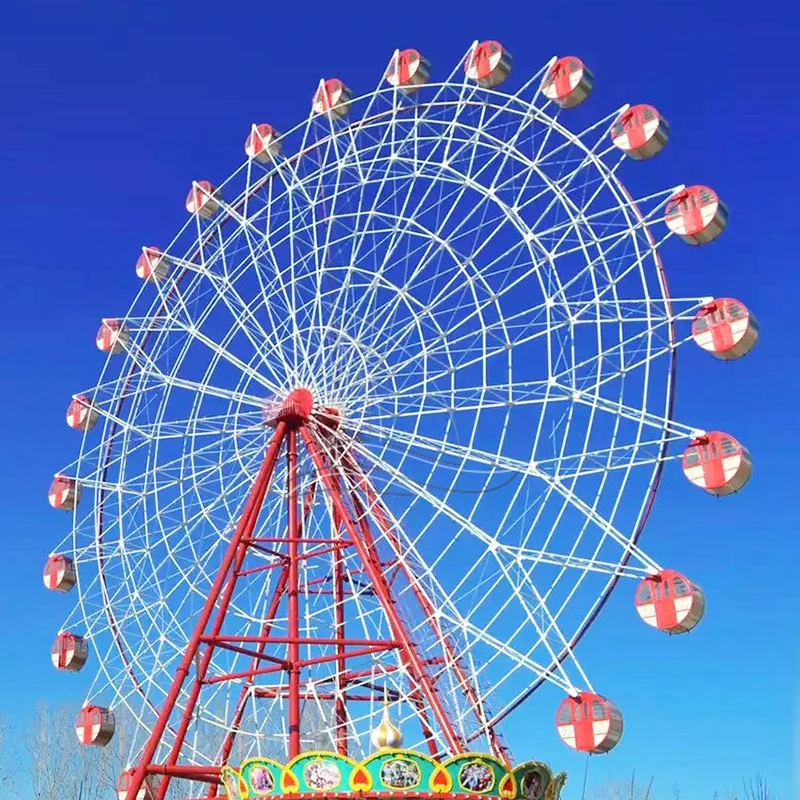 Ferris Amusement Ride Fairground Attraction 50m Giant Wheel