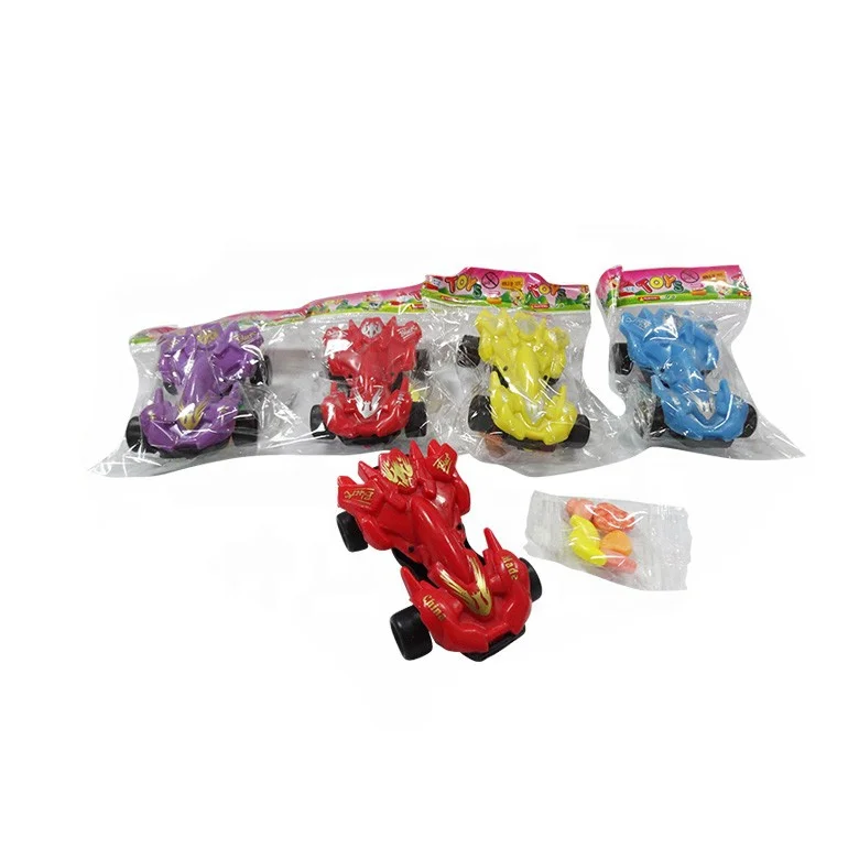 2019 hot selling plastic bottle car toy candy for sale