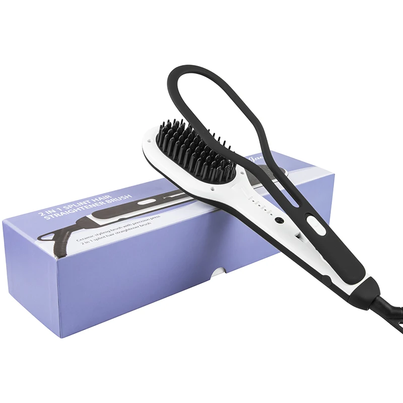 Высококачественные отрицательные ионы, простота использования, 2 в 1, стильный выпрямитель для волос