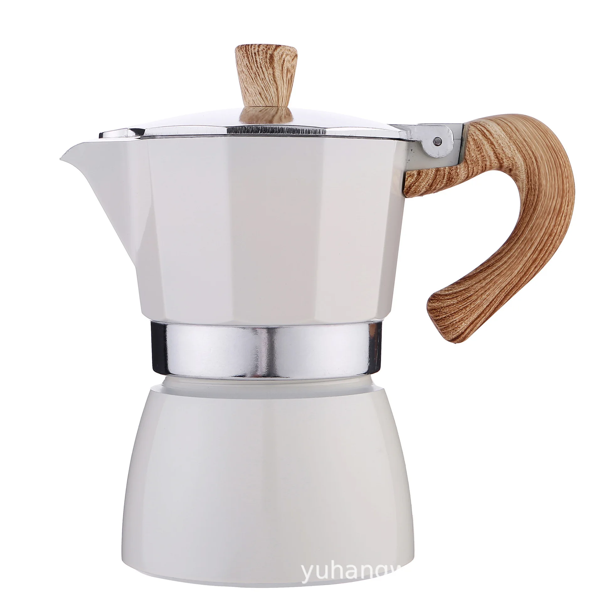 Travel Metal Gift Household Shape Insulated Kettle Arabic Coffee Pot With Wood Handle