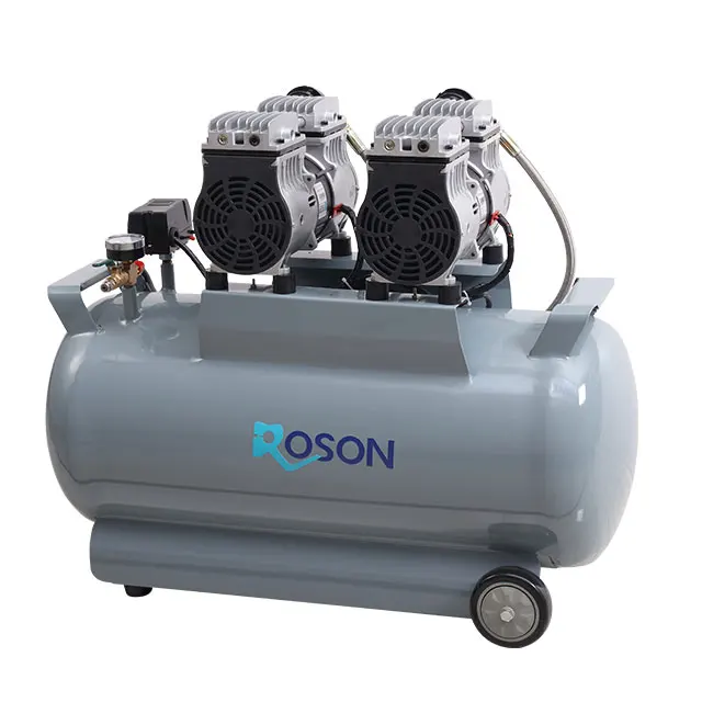 Best design quiet silent oilless oil-free dental medical air compressor 4200w air compressor