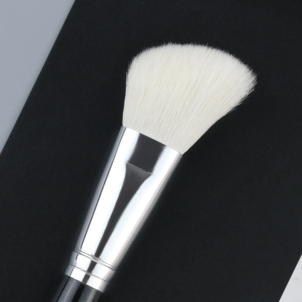 Factory wholesale single makeup brush Eco-Friendly synthetic hair large contour brush luxury loose powder blush brush