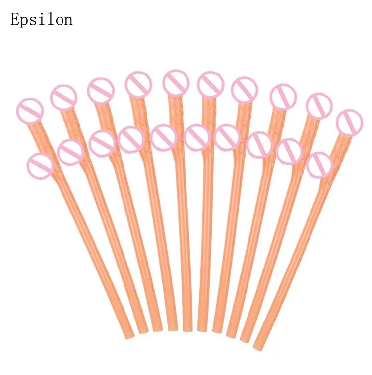 Epsilon Bachelorette Party Bridal To Be Supplies Funny Drinking Penis Straw Hen Party Confetti for Night Willy Bridal Shower Bride Decor