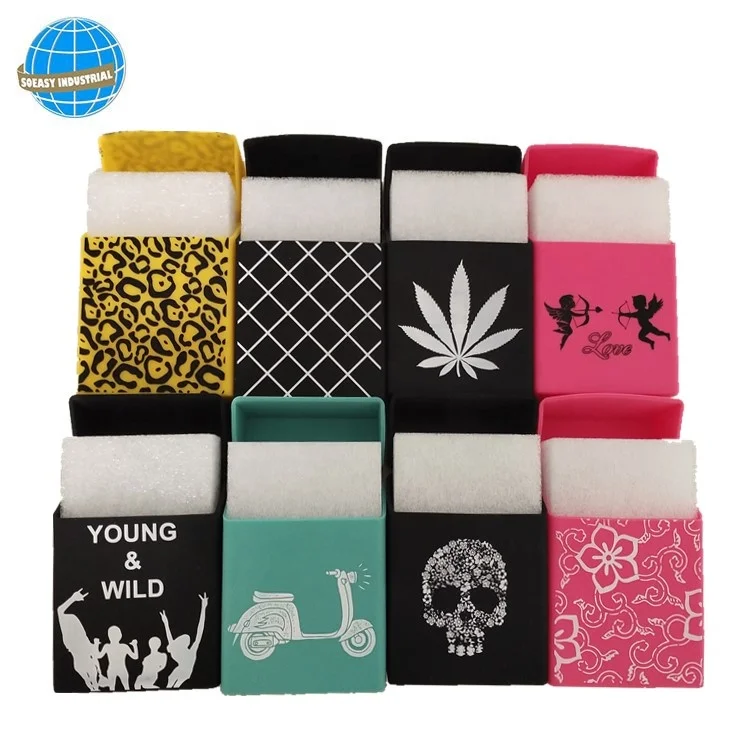 Wholesale Cheap Custom Color Standard size Silicone Cigarette Case