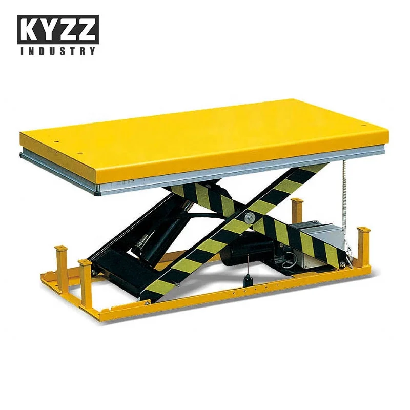 Heavy duty electric hydraulic stationary  scissor lift table