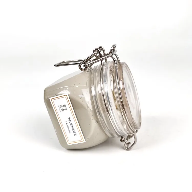 Private Label Organic Green Tea Cleansing Portable Facial Mud Mask  Skin Care Face Clay Mask