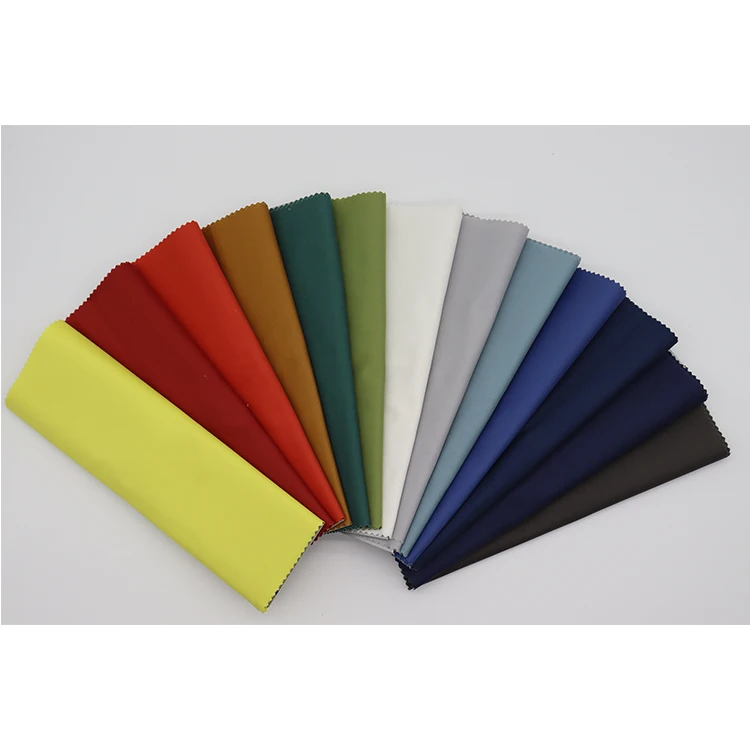 
Cotton Spandex Fabric With Carbon Peach Satin textile for trousers 