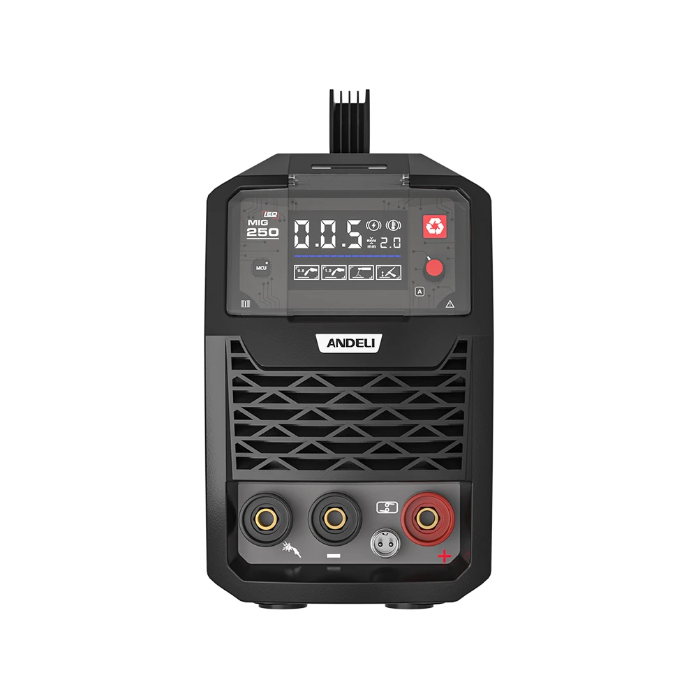 ANDELI  110V/220V LED  MIG-250 LIFT TIG MMA MIG Gasless MIG Welding Machine