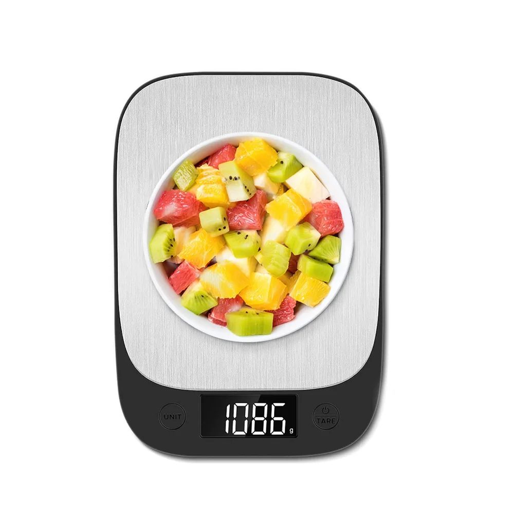 Электронные цифровые кухонные весы из нержавеющей стали