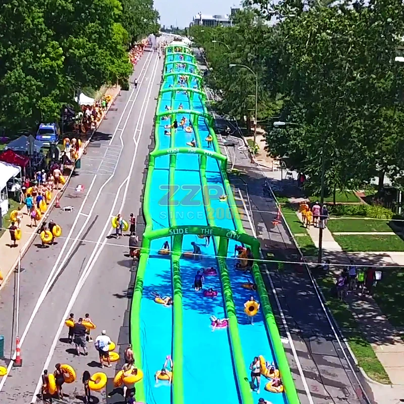 055Mm Tarpaulin Pvc Tarpauline Material Inflatable Slide 1000 Ft Slip N The City Street Water 0.55Mm Vinyl Dolphin With Ball Pit