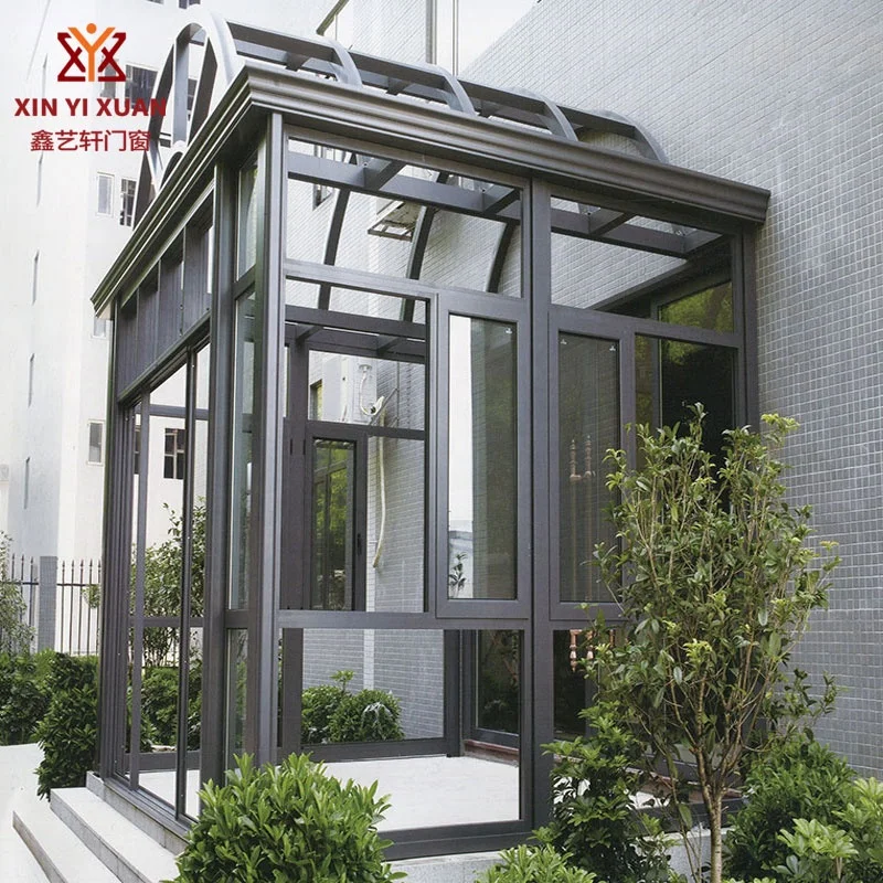 
best selling modern sunroom greenhouse curved glass sunrooms details all season solarium screen room 