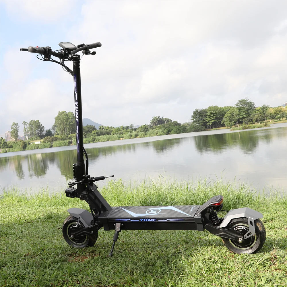 YUME New Aluminum Alloy Electric Scooters Hydraulic Brake 60v 6000w Citycoco Off Road Tire Electric Motorcycle For Adult