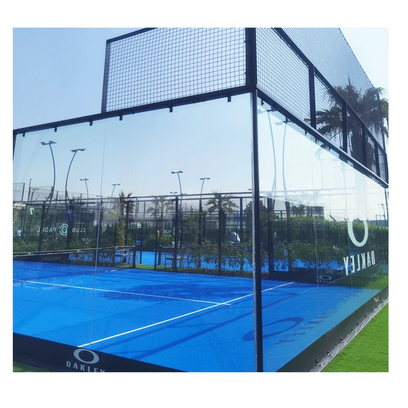 Best quality padel grass artificial grass turf synthetic grass panoramic padel court