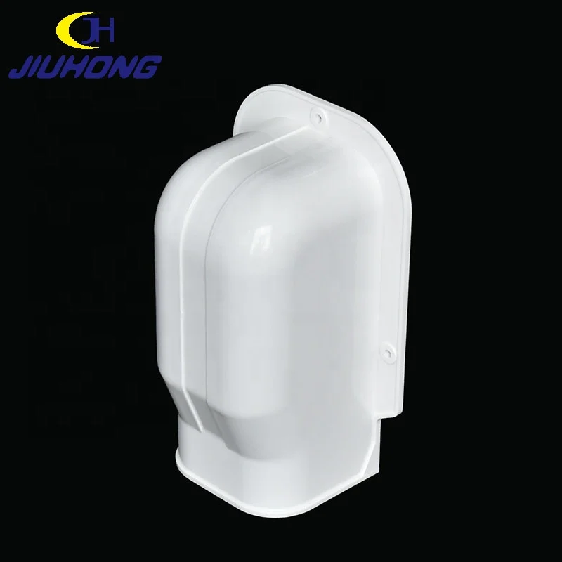 
Wholesale Size 100*65 Decorative Protective Flexible Plastic PVC Trunking Pipe Fittings Outdoor Air Conditioning Parts 