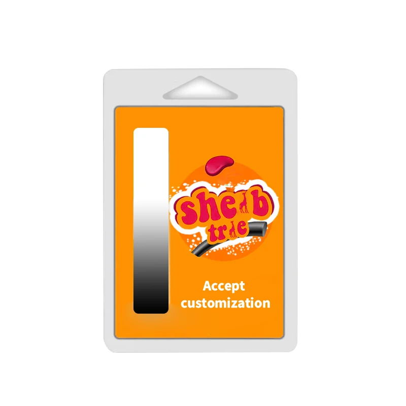 Factory Price Customized Clear Plastic Pvc Clamshell Blister Case Packaging For 1ml Cartridges 3M Double-sided adhesive