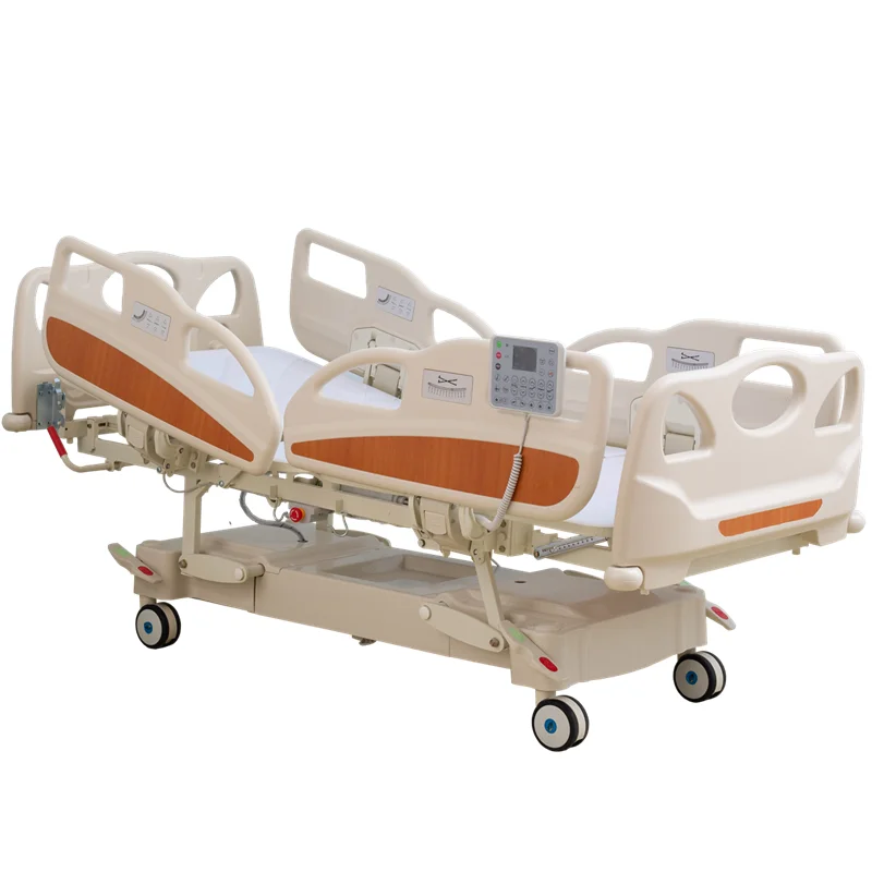 hospital equipment advanced multi-function electrical ICU hospital bed with weight scale