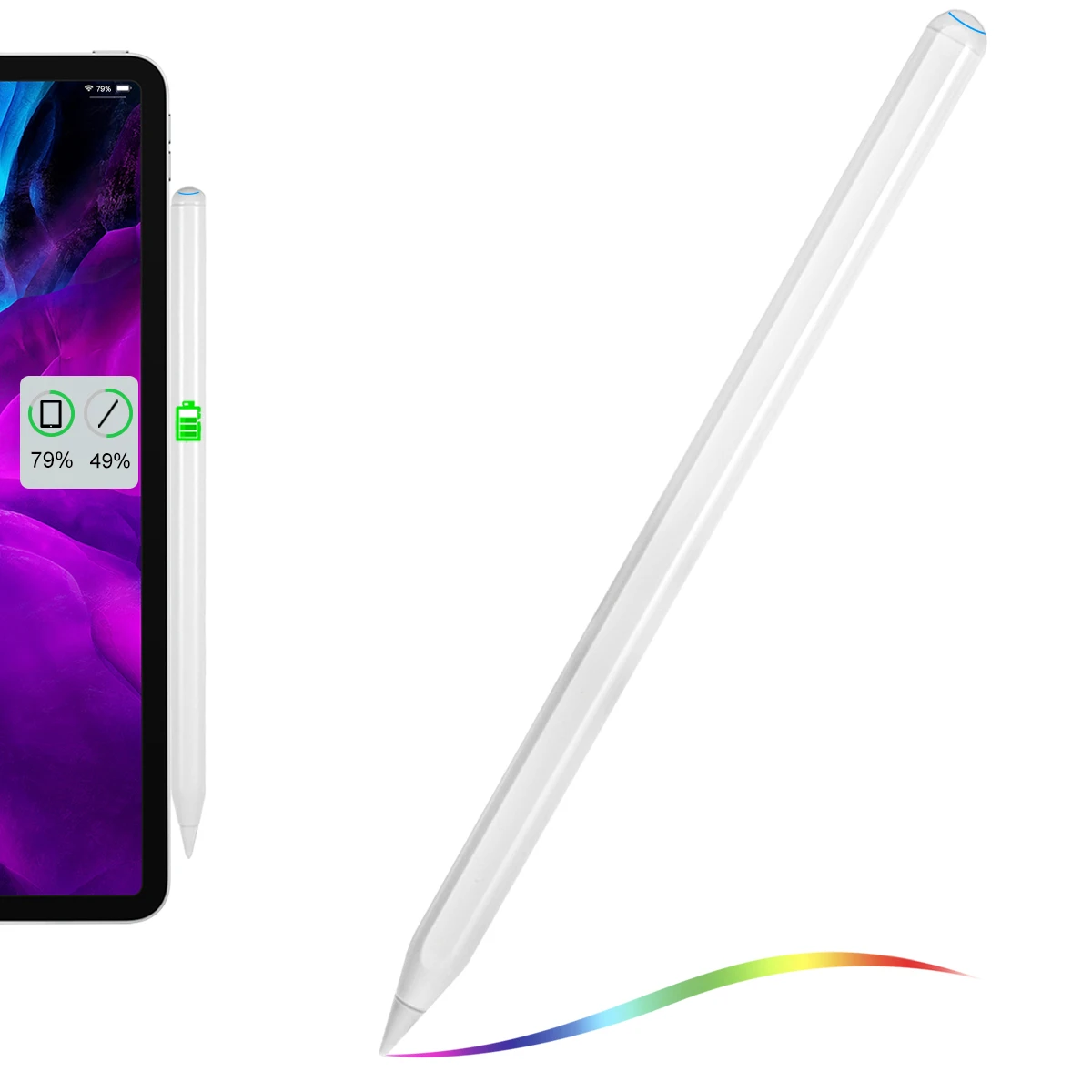 Электронный стилус с беспроводной зарядкой для Ipad, Apple Pencil второго поколения, стилус для сенсорного экрана