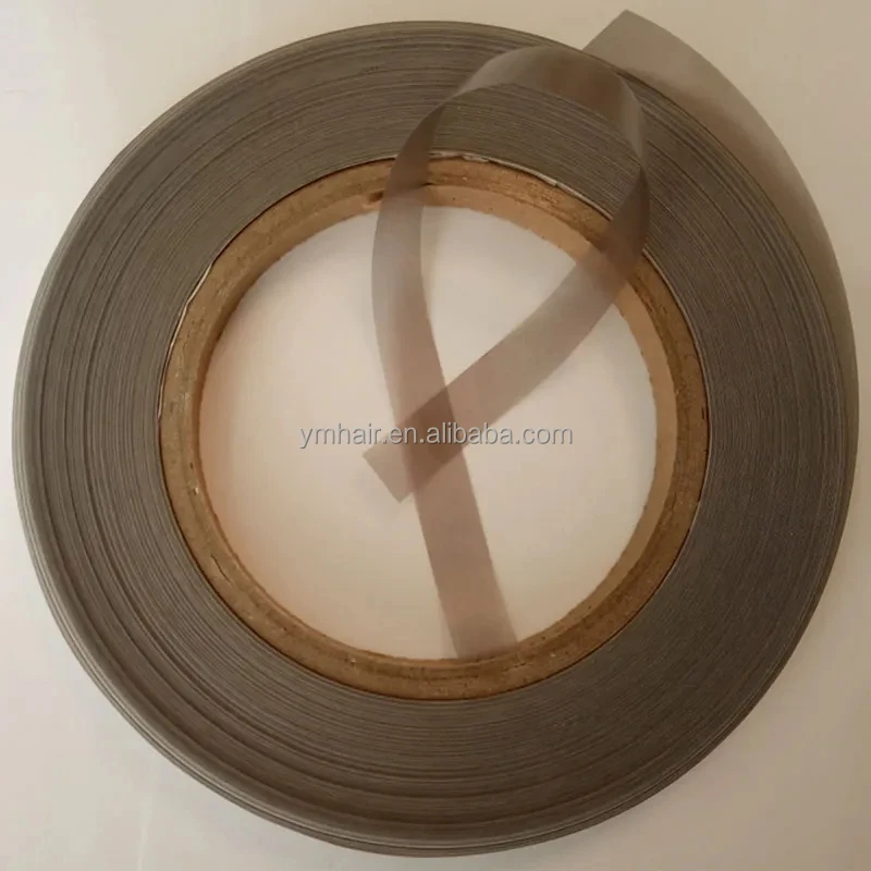 Skin/Black PU Glue Strip For Tape Hair Extension Making Thinner-PU-Fabrics For Making Tape Hair Extension