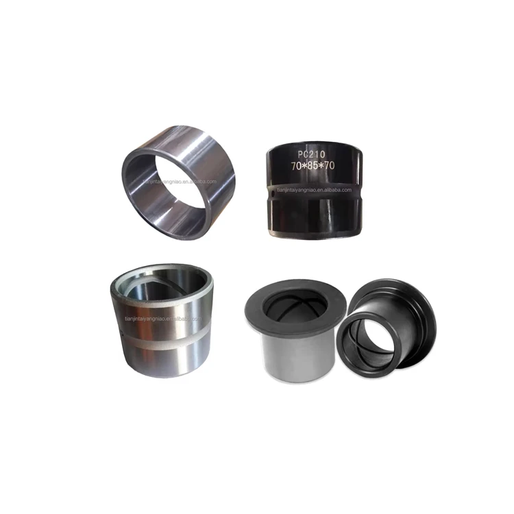 Various Size High Precision Flange Harden Steel Excavator Bucket Sleeve Bushing
