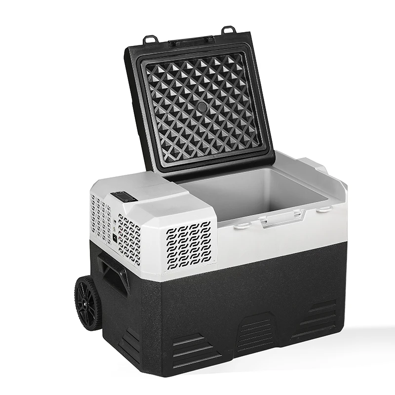 DC12v 24v Compressor Mini Car Fridge Freezer Outdoor Refrigerator 42 L Cooler Box for Camping Caravan Rv