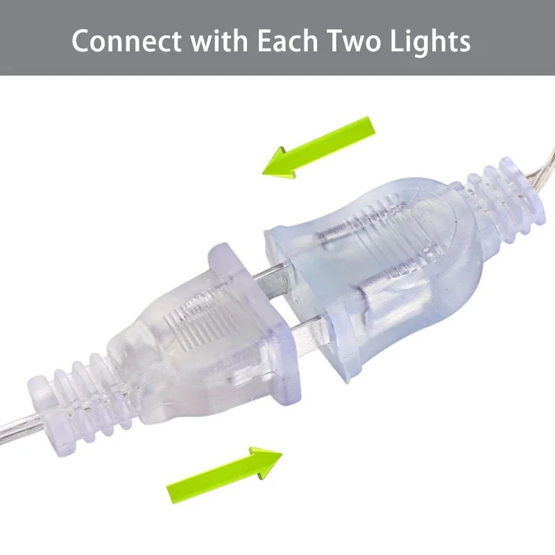 Hot selling luces de navidad AC Plug Icicle ferry party tree lights Christmas Lighting