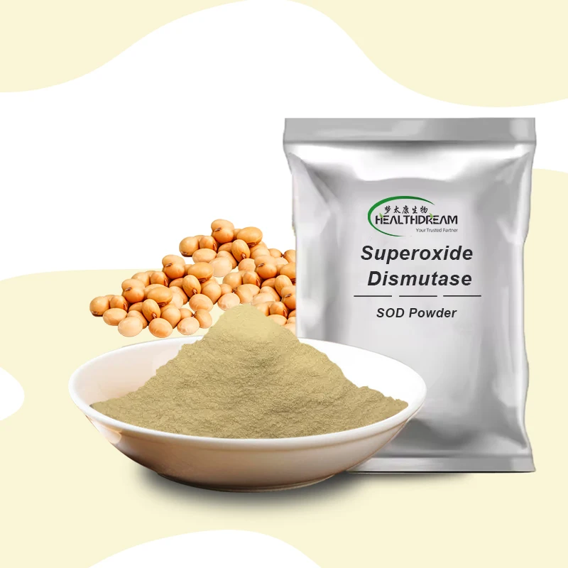 Supply Food Supplement CAS 9054-89-1 Superoxide Dismutase Powder Soybean Extract 3000 IU/mg SOD Enzyme
