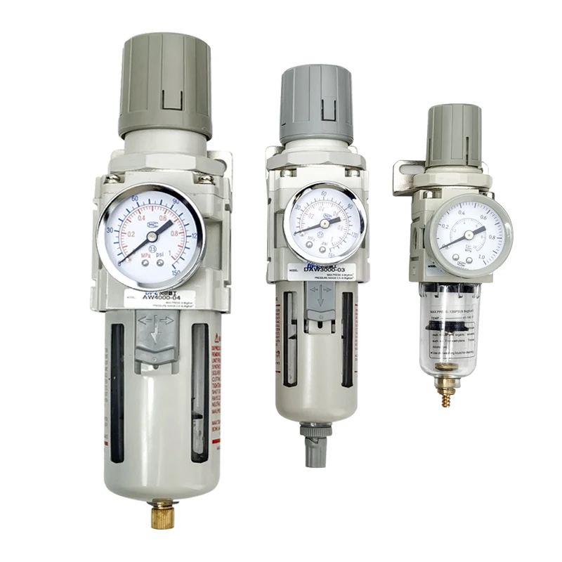  AW2000-02 3000-03 5000-10D автоматический дренажный регулятор давления манометр пневматический клапан блок обработки воздушного