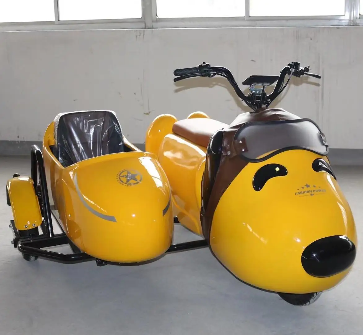 USA Warehouse Roman holiday fashion electric tricycle adult sidecar / sidecar tricycle chopper scooters sidecar scooter