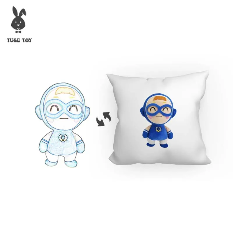 TUGE-Cross-border hot selling  gift doll cartoon plush toy baby comfort  pillow children accompany sleeping plush doll