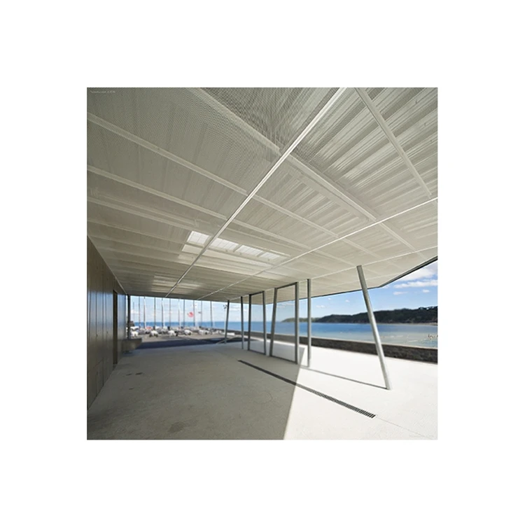 Manufacturer Supplier Acoustic Lightweight Aluminum Mesh Board Pull Net Ceiling