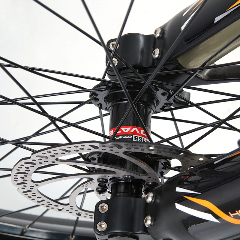 Electric shock absorption adult outdoor cycling bicycle  fat tire lithium battery assisted electric dirt bike mid drive motor