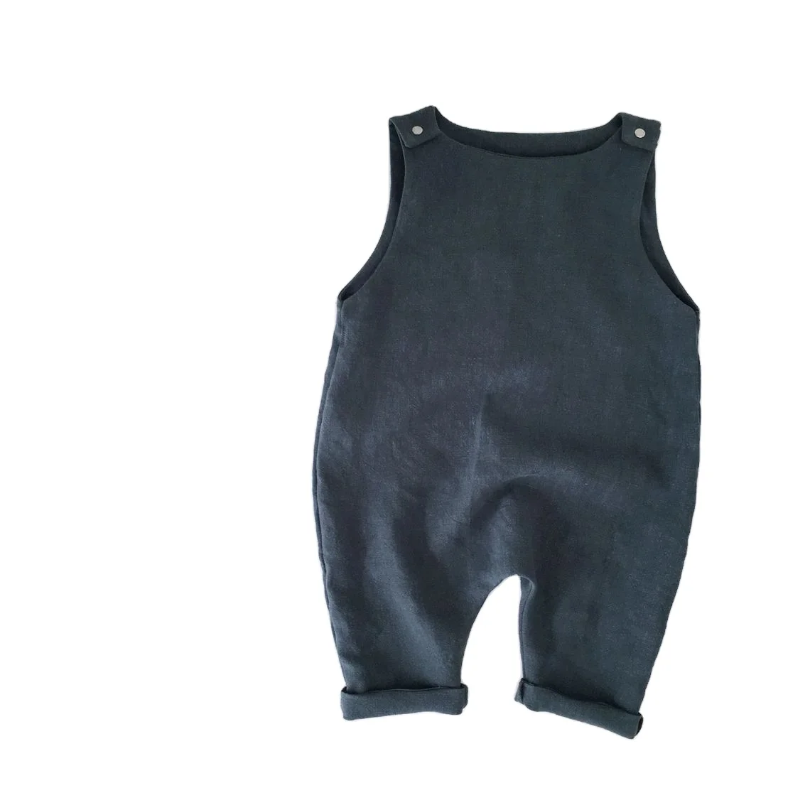 Детский льняной комбинезон детский льняные комбинезоны Летний детская льняная