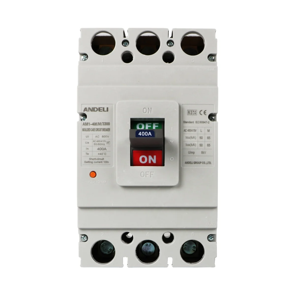 ANDELI AM1-400M/3300 225a 250a315amp 3 P Series автоматический выключатель в литом корпусе MCCB 400 amp 3-фазный