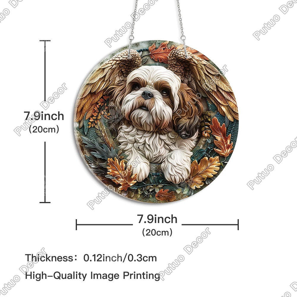 Rustic Charm Spreading Love and Happiness Cat Cows Wall Display Acrylic Dog Wall Art Decor for Animal Lovers