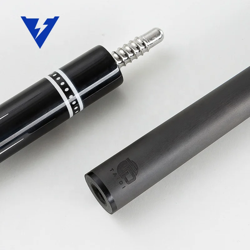 High Cost-effective Professional CARBON FIBRE Pool Cue 13mm-tip Center Joint Nine-ball Billiard Cue Stick
