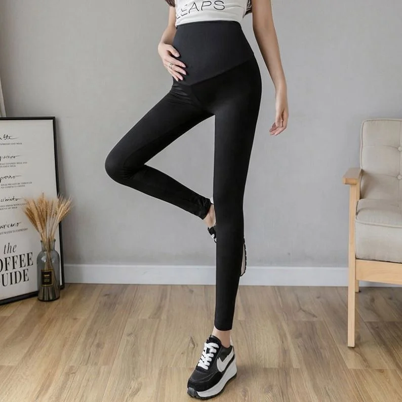  DR.G.TC Maternity Leggings Low Waist Cross Belly Lift Yoga Exercise Cropped