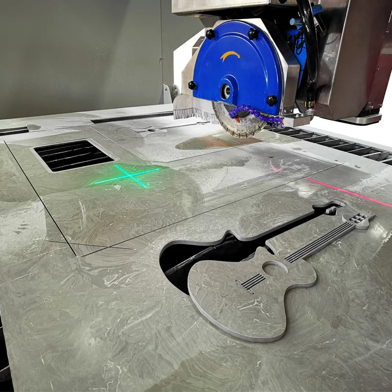 Hualong machinery HKNC-650J new trend cnc bridge saw and water jet cutter automatic quartz stone marble cutting machine for sale