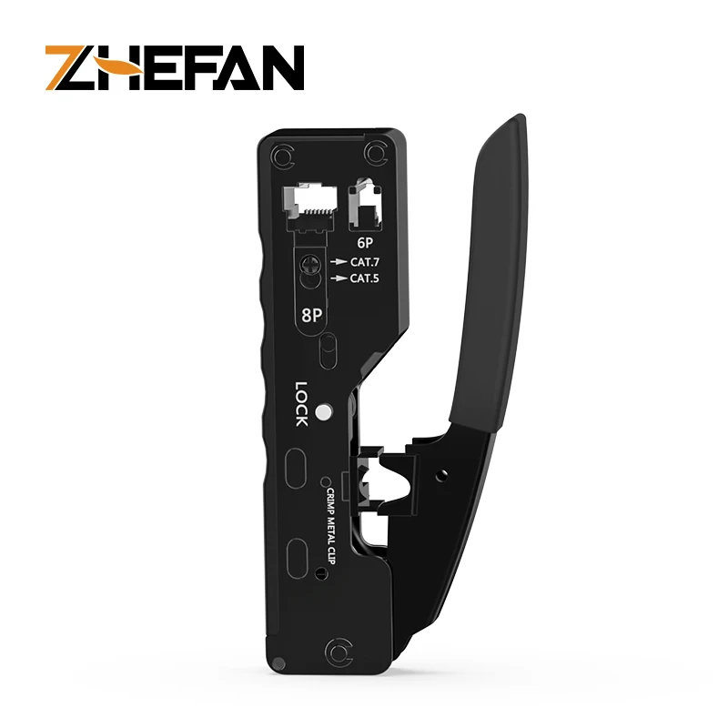 Network Cable Multifunction Crimp Tool Networking Hardware Tools Cat7/Cat6/Cat5 Rj45 Multiple Use Crimping Plier