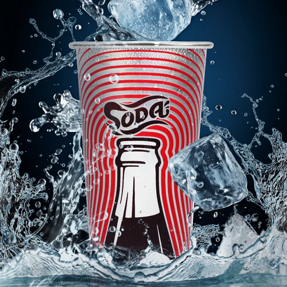 Aluminum Tumbler Reusable Disposable Stadium 16oz Party Custom Cold Color Changing Cup