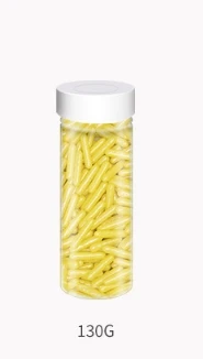 Hot Selling Christmas Color Metallic Cake Sprinkles edible Sugar Pearl Cake Decoration Baking Ingredients Sugar Rod Decoration