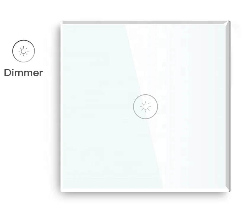 Умный выключатель MVAVA TUYA Smart Life 1 клавиша ЕС Wi-Fi сенсорный настенный Google Home Светодиодная панель дистанционное