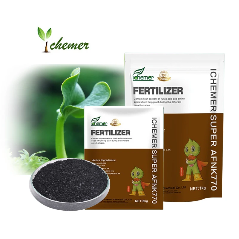 Agriculture Fertilizer Seaweed Extract 100% Water Soluble Agro Fertilizer in Powder  Organic Fertilizer