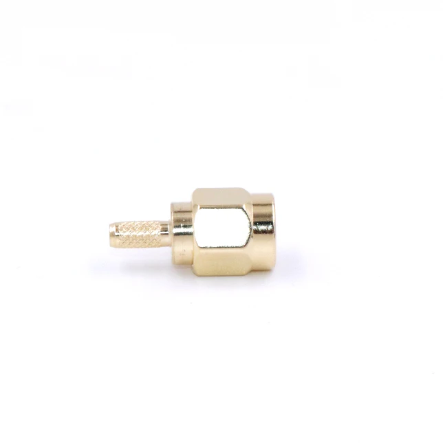 
SMA Male Crimp RF Connector Gold-Plating for RG316 RG174 Cable 