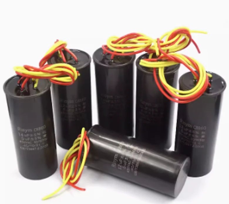 New CBB60 10UF+4UF Double Barrel capacitor 450V Four-wire twin tub washing machine laundry-drier washing machine capacitor